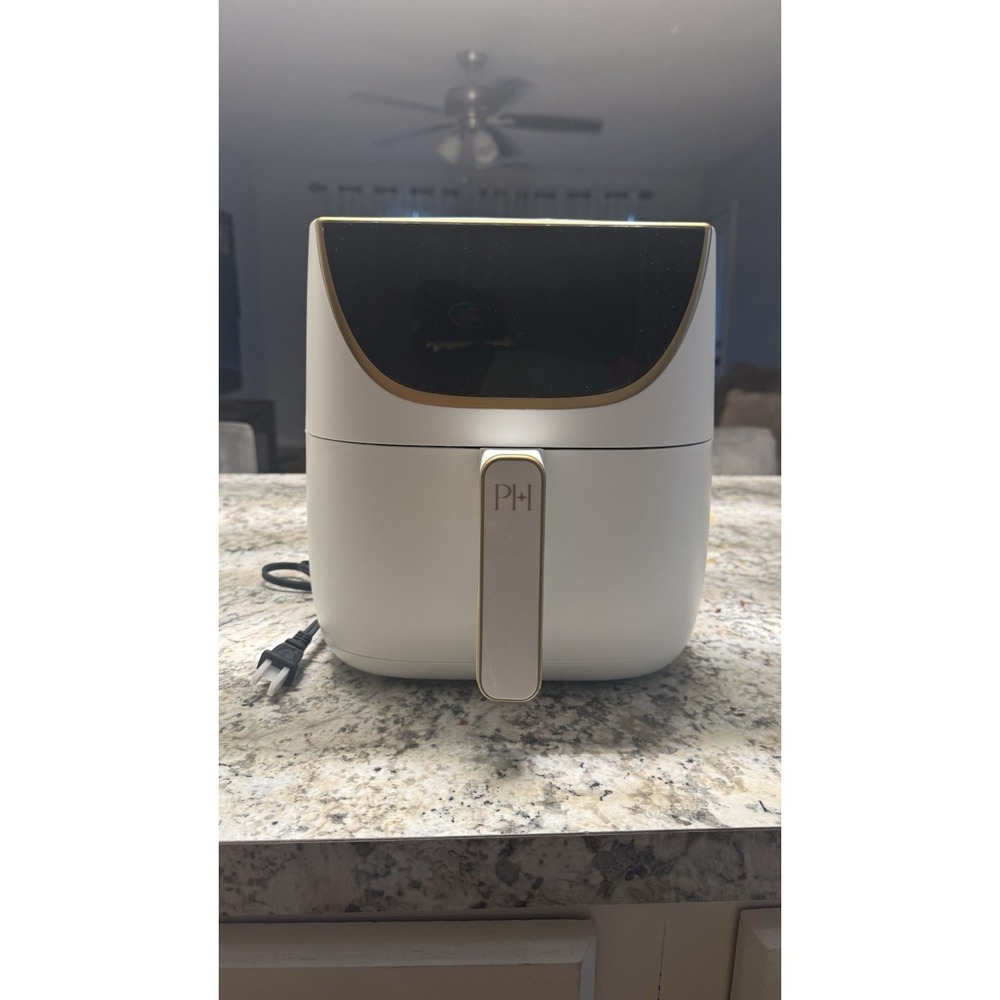 Paris Hilton Air Fryer White Digital Touchscreen Kitchen Countertop‎ Appliance